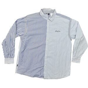 Sean John 3XL Multicolor Cotton Casual Shirt, Preowned Long Sleeve Y2K